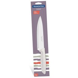 Faca Chef Tramontina Plenus com Lâmina em Aço Inox e Cabo de Polipropileno Off White 7" Tramontina - 3