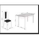 Ver imagem 3 de Conjunto Mesa Tubular com 6 Cadeiras Atenas