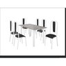 Conjunto Mesa Tubular com 6 Cadeiras Atenas - 2
