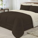 Ver imagem 2 de Edredom Dupla Face 100% Algodão Malha Queen Gran Moratta 01 Peça - Marrom- Palha