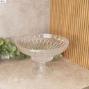 Ver imagem 3 de Centro de Mesa de Cristal Ecológico com Pé Diamond 32X20cm | Lyor