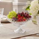 Ver imagem 6 de Centro de Mesa de Cristal Ecológico com Pé Diamond 32X20cm | Lyor