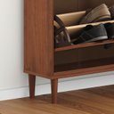 Ver mais imagens de Sapateira Madeira Horizontal Organizadora 4 Portas Mikka Castanho Idimex