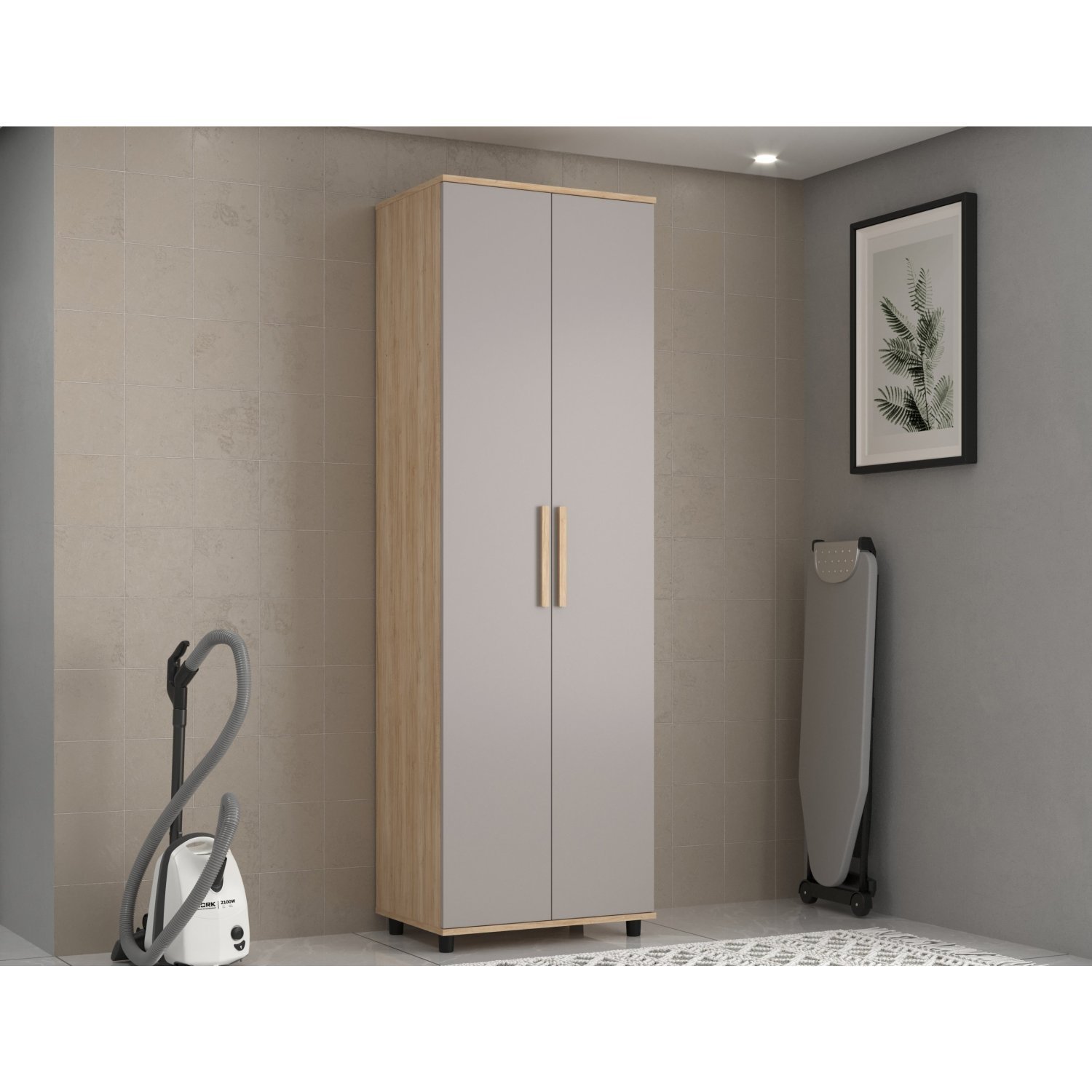 Armário Multiuso 2 Portas 60cm Arizona | MadeiraMadeira