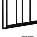 Ver imagem 5 de Porta de Alumínio de Correr Lateral 3 Folhas Móveis 215cm x 200cm Lucasa Ideale Preto