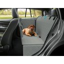 Ver imagem 1 de Capa Protetora de Banco Traseiro Carro Luxo Impermeável Cachorros e Gatos Pet Cinza Premium