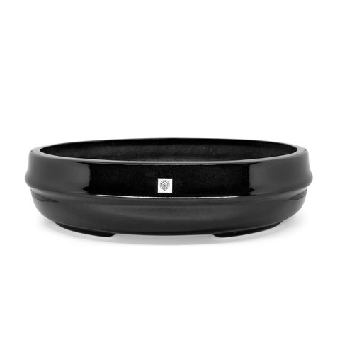 Vaso Bacia Decorativo Osaka Preto G 16x65x52 cm - D’Rossi