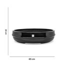 Ver imagem 5 de Vaso Bacia Decorativo Osaka Preto G 16x65x52 cm - D’Rossi