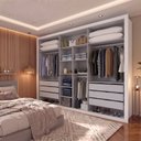 Ver imagem 7 de Guarda-Roupa Casal 6 Portas 4 Gavetas Alpes Yescasa