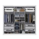 Ver imagem 5 de Guarda-Roupa Casal 6 Portas 4 Gavetas Alpes Yescasa