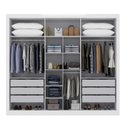 Ver imagem 4 de Guarda-Roupa Casal com Espelho 6 Portas 4 Gavetas Alpes