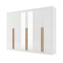 Ver imagem 4 de Guarda-Roupa Casal com Espelho 6 Portas 4 Gavetas Alpes