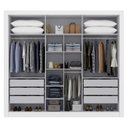 Ver imagem 3 de Guarda-Roupa Casal com Espelho 6 Portas 4 Gavetas Alpes