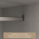 Ver mais imagens de Guarda-Roupa Casal com Espelho 6 Portas 4 Gavetas Alpes