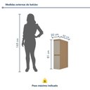 Ver imagem 2 de Balcão Porta Temperos Condessa Cinza/Carvalho Greige