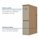 Ver imagem 5 de Balcão Porta Temperos Condessa Cinza/Carvalho Greige