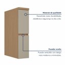 Ver imagem 4 de Balcão Porta Temperos Condessa Cinza/Carvalho Greige