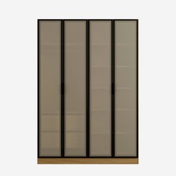 Guarda-Roupa 4 Portas Reflecta 100% MDF Orion CabeCasa MadeiraMadeira - 11