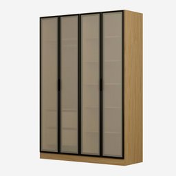Guarda-Roupa 4 Portas Reflecta 100% MDF Orion CabeCasa MadeiraMadeira - 2