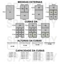 Ver imagem 6 de Conj 2 Cuba Gastronômica em Policarbonato Gn 1/6x100 Mm 1,5 Litros + Tampa 1/6 em Poli com Flip, Dob