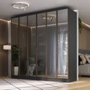 Ver imagem 1 de Guarda-roupa 6 Portas Reflecta 4 Gavetas Internas Ravi