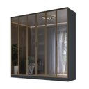 Ver imagem 3 de Guarda-roupa 6 Portas Reflecta 4 Gavetas Internas Ravi