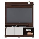 Ver imagem 1 de Estante Home Theater Jurerê 1.5 Nogueira Real Off White Matte – Colibri