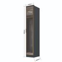 Ver imagem 4 de Guarda-roupa 1 Porta Reflecta Ravi