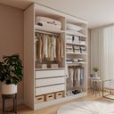 Ver imagem 1 de Closet Casal sem Portas 3 Gavetas Roma