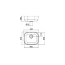 Ver imagem 3 de Cuba Inox de Embutir 40x34x15 Invicta Polido Docol - 5 Peças na Embalagem