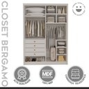 Ver imagem 5 de Closet Casal sem Portas 4 Gavetas Bergamo
