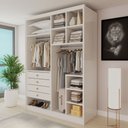 Ver imagem 1 de Closet Casal sem Portas 4 Gavetas Bergamo