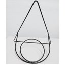 Ver imagem 5 de Suporte de Parede Tipo a com Aro (30cm) Preto Jc Jardim