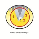 Ver imagem 3 de Serrote Tramontina Supercut 22 com 7 Dentes por Polegada Lâmina em Aço e Cabo Injetado Tramontina