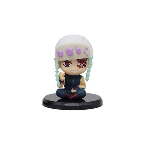 Boneco Demon Slayer Kimetsu no Yaiba Miniatura 5cm Csuporte