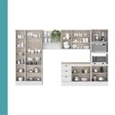 Ver imagem 7 de Cozinha Completa com Balcão Milla Lily Max 15 Portas MDF Branco Móveis Carraro
