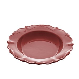 Prato Fundo Porcelana Fancy Rose 21X4Cm - Wolff