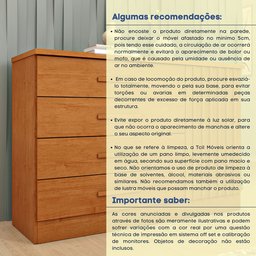 Cômoda 4 Gavetas em Mdf/mdp Ripado Espresso Móveis - 10