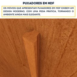 Cômoda 4 Gavetas em Mdf/mdp Ripado Espresso Móveis - 7