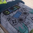 Ver imagem 2 de Edredom Solteiro Hipercal 400 Fios Juvenil Estampado 5 Peças - Game