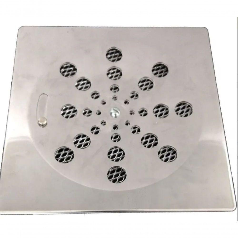 Tela para Ralo Redonda 10x10 Cm Anti-inseto Ralo Abre/fecha - 1