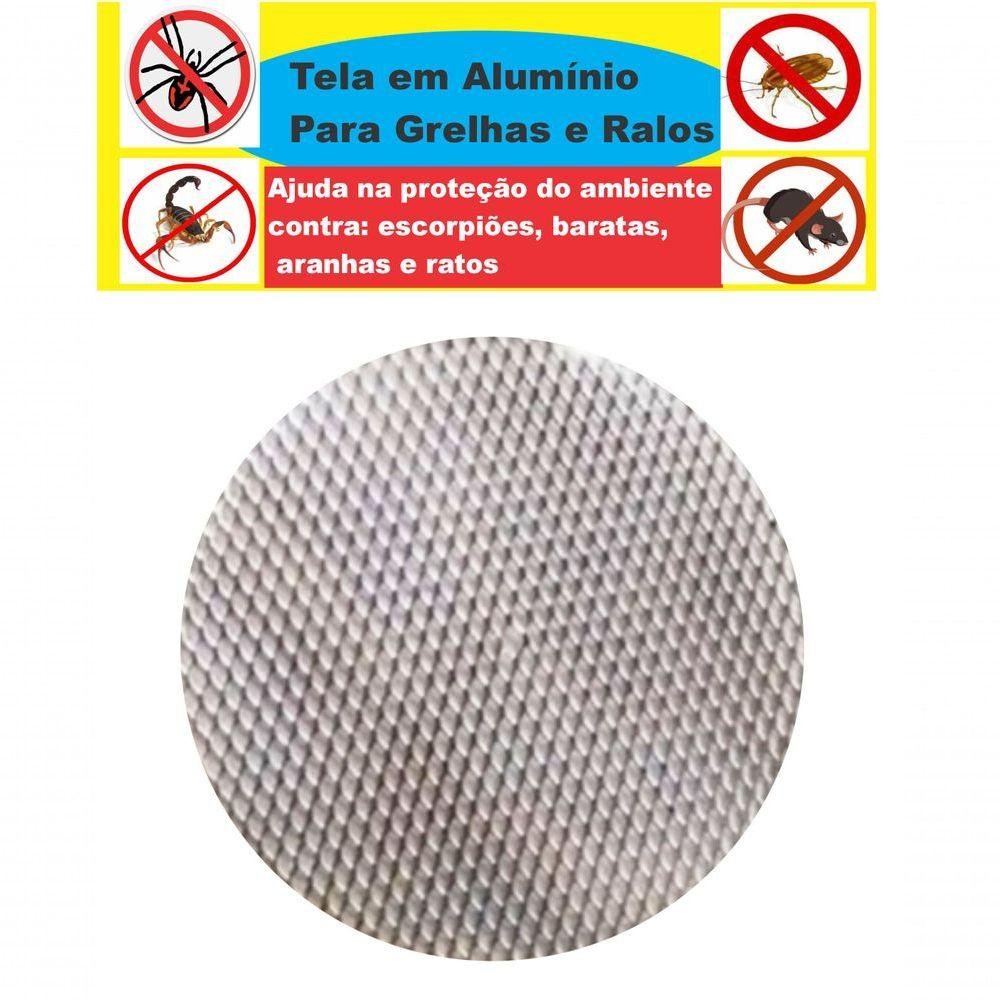 Tela para Ralo Redonda 10x10 Cm Anti-inseto Ralo Abre/fecha - 4