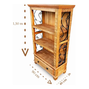 Ver imagem 3 de Armário Cristalheira com Laterais Desenhadas em Rococó