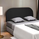 Ver imagem 2 de Painel Suspenso Cabeceira Orgânica Império para Box Casal 140cm Bouclê - Sofa Store:bouclê Preto