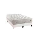 Ver imagem 1 de Cama Box Queen: Colchão Molas Ensacadas Anjos MasterPocket Impressione + Base CRC Courano White(