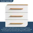 Ver mais imagens de Cômoda para Quarto 1 Porta 5 Gavetas Advantage Marrom/Freijó/Off-White