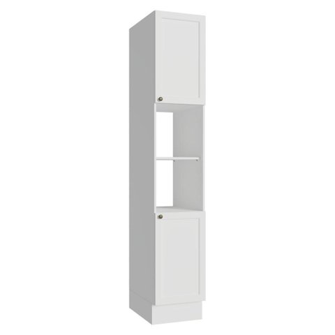 Paneleiro 40 Cm 2 Portas e 2 Nichos Branco Vik Madesa