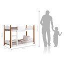 Ver imagem 3 de Beliche Ayla Infantil com Colchões Branco