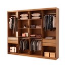 Ver imagem 4 de Guarda Roupa Casal Hera Premium com Espelho 8 Portas e 4 Gavetas Moderna