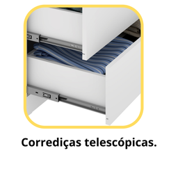 Mesa de Cabeceira 2 Gavetas Ripado Espresso Móveis - 7